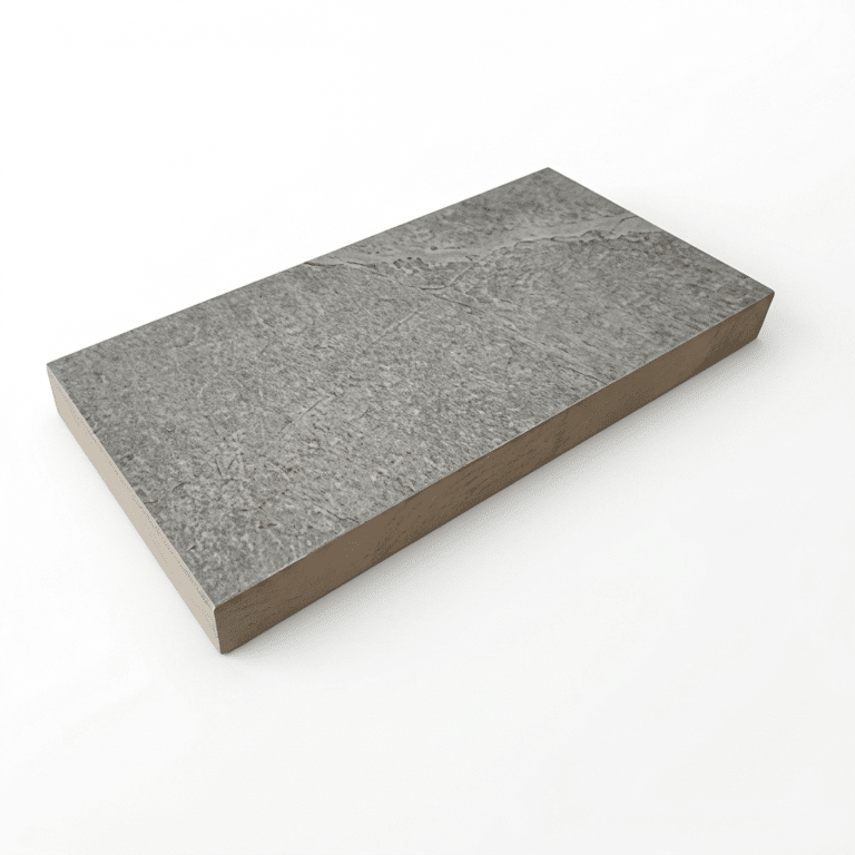 Kandla Grey sample cobble sett, up close image
