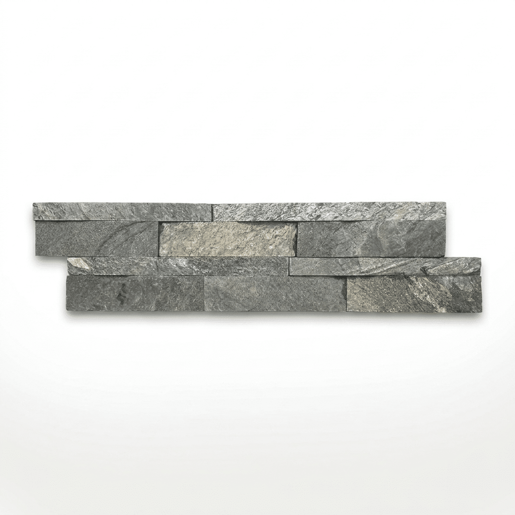 Zeera Green Split Face Wall Cladding Tiles 600x150mm – Natural