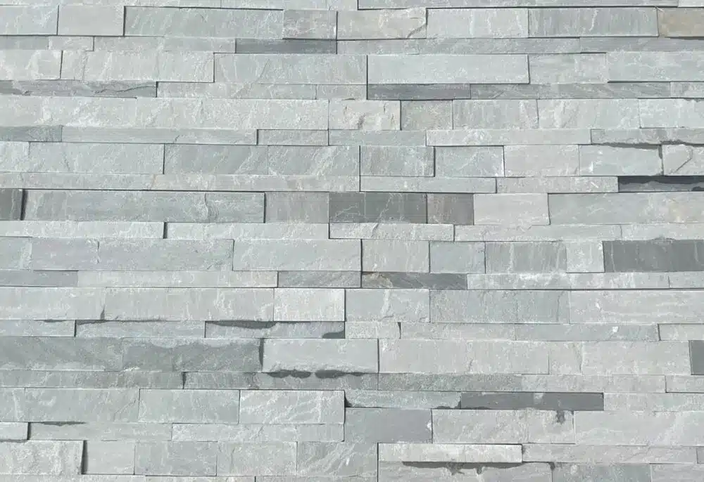 Kandla Grey Sandstone splitface cladding paving slabs sample