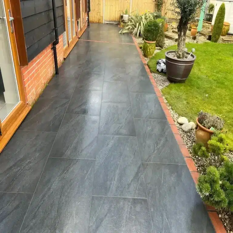 County Black Anthracite Outdoor Porcelain Paving Tiles 600mm x 900mm x 20mm