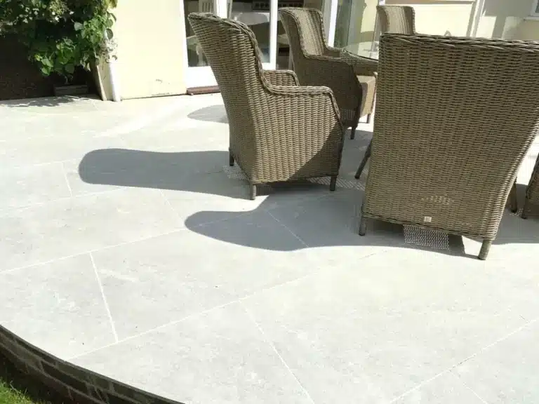 Himalayan White Outdoor Porcelain Paving Tiles 600mm x 900mm x 20mm
