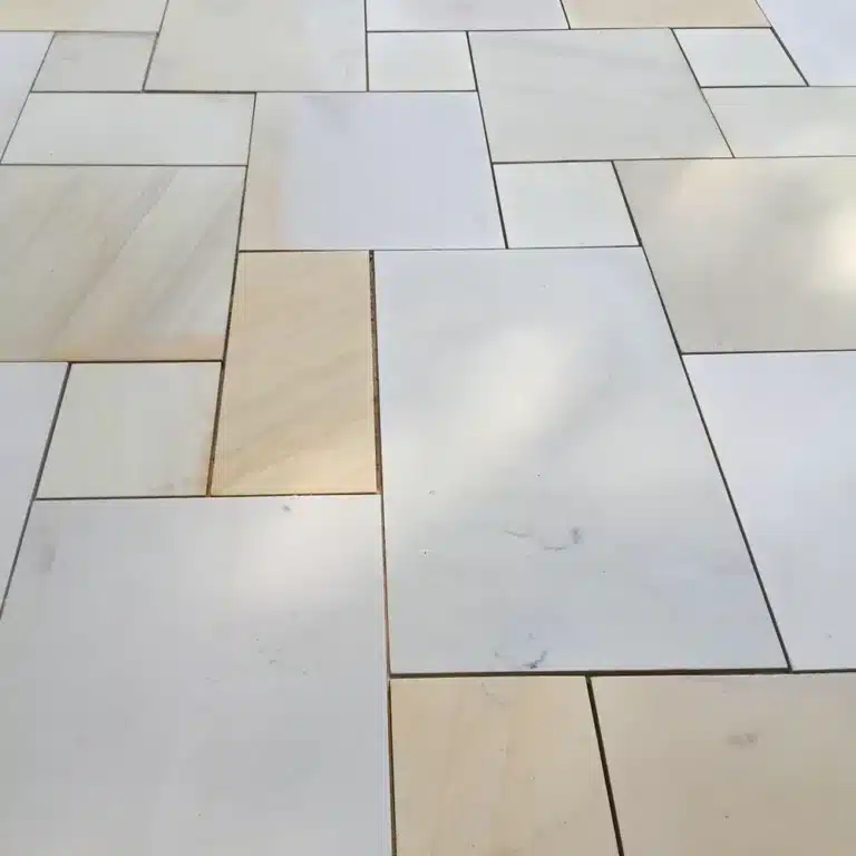 Ivory Mint Sandstone Honed And Sawn