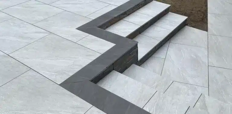 Black Anthracite Outdoor Porcelain Planks 900mm x 200mm