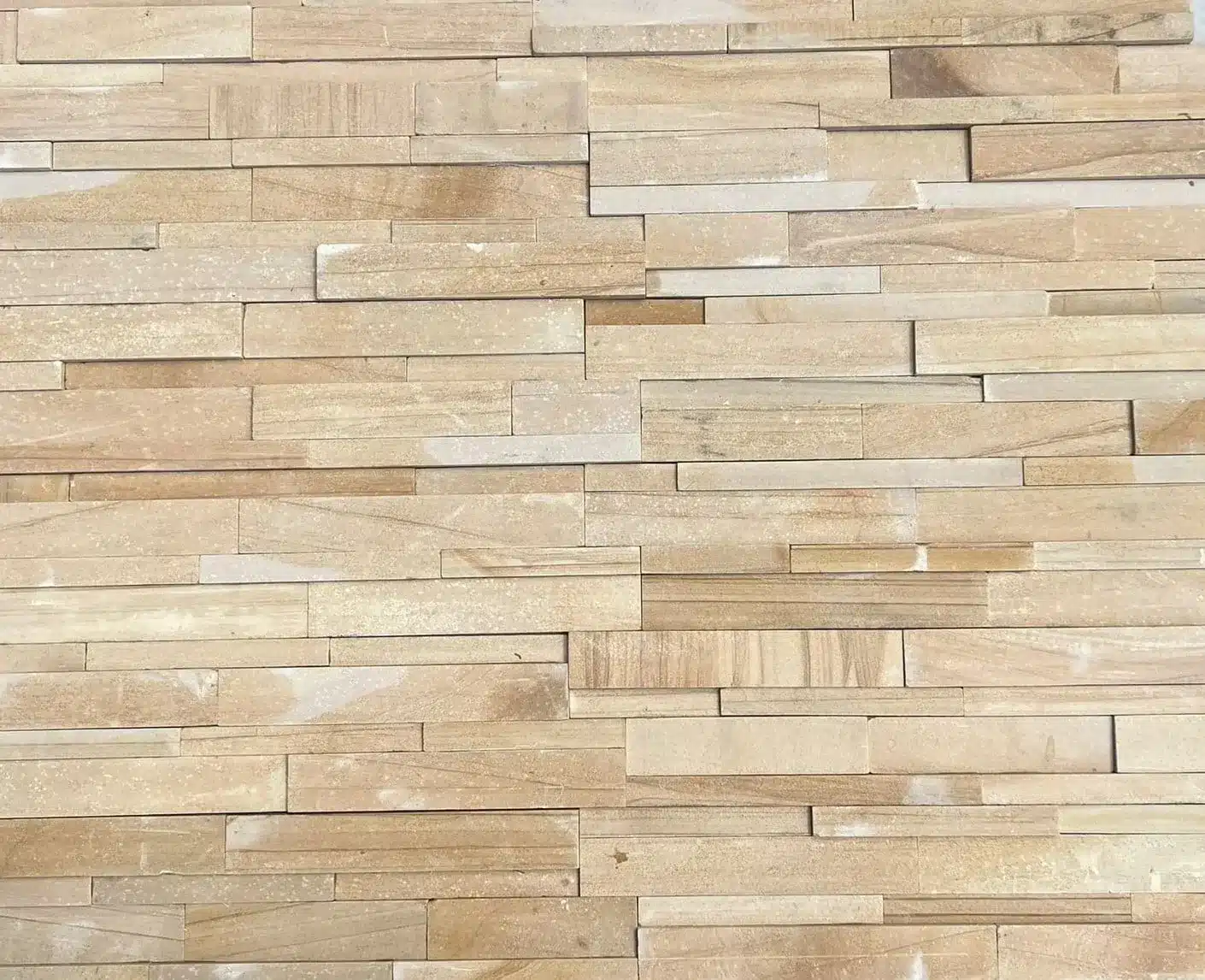 Teakwood Sandstone wall cladding 100x100mm sample