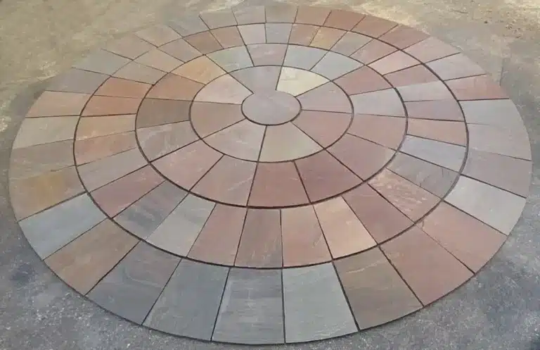 Autumn Brown Sandstone 4 Meter Circle