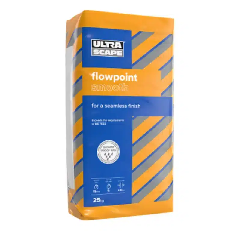 Ultra Scape Flowpoint Smooth Flowable Rapid Sett Grout 25kg Natural Grey