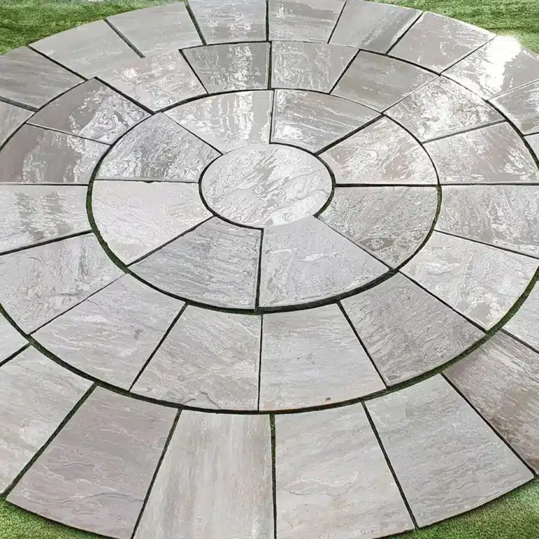 Kandla Grey Indian Sandstone 3 Meter Circle