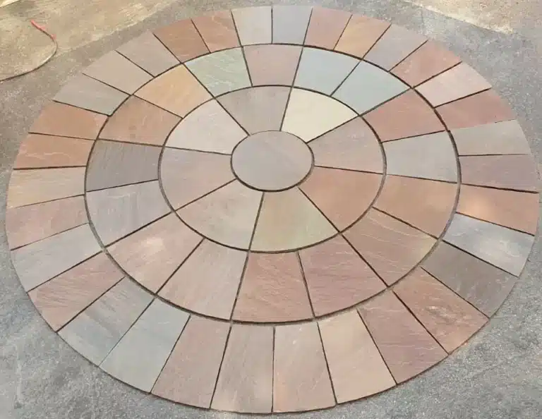 Autumn Brown Indian Sandstone Circle