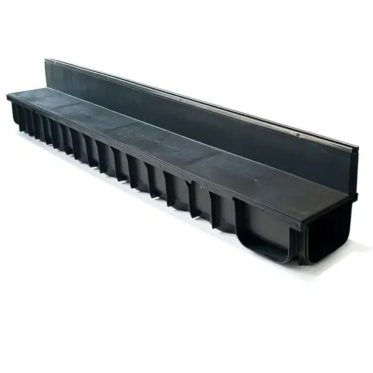DekDrain Vela Edge drainage channel, 1 metre length with 87 mm upstand