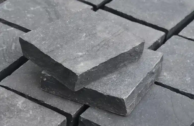 Black Limestone Cobble Setts