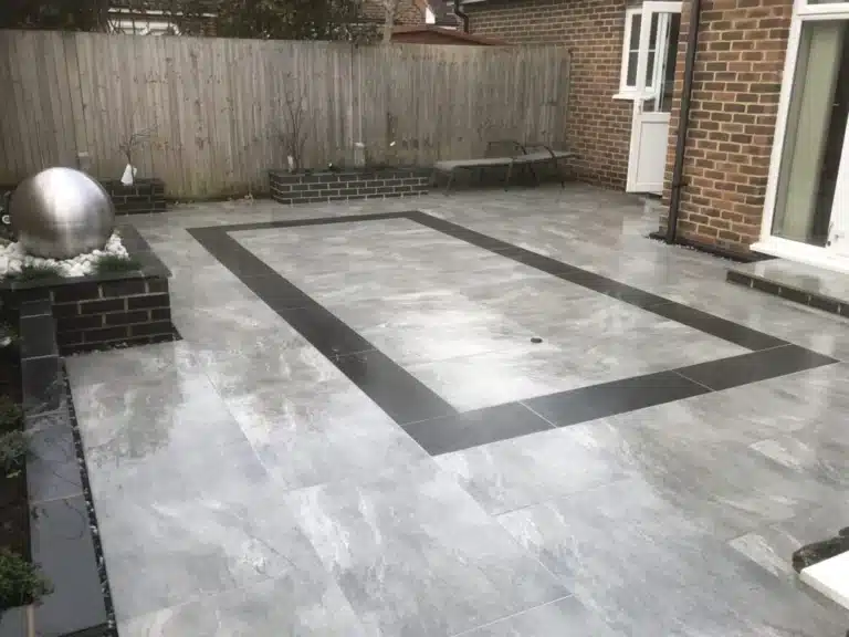Black Anthracite porcelain paving planks