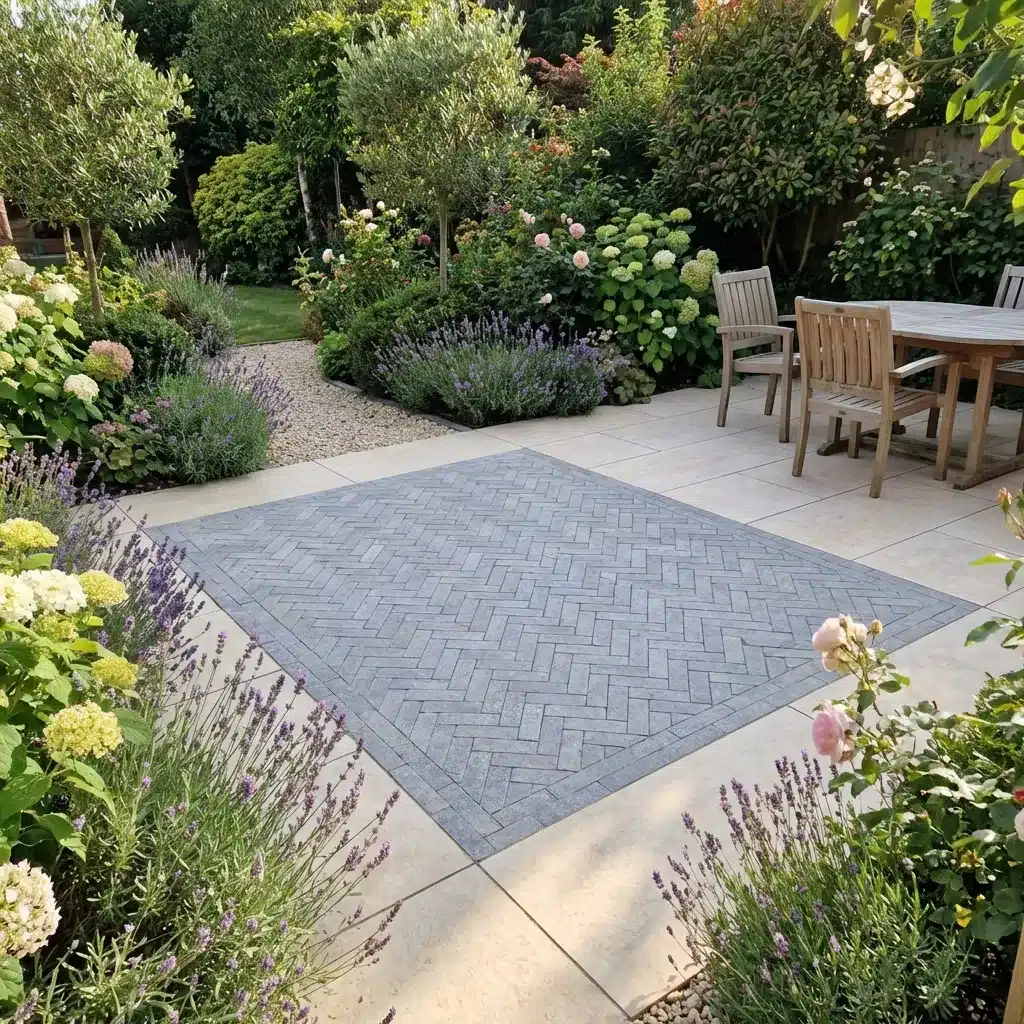 Grey limestone cobble setts 100x100mm sample