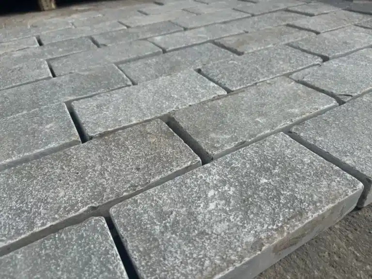 Grey Limestone Sawn Edged Setts