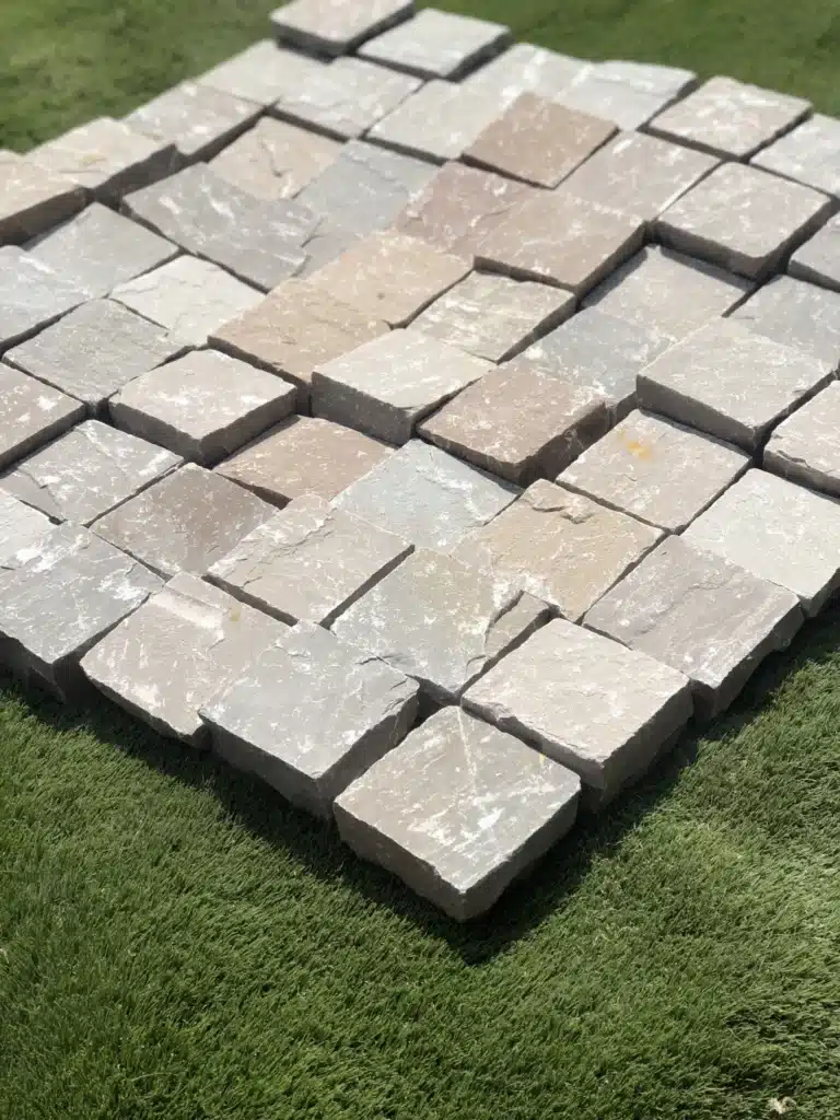 Raj Green Cobble Setts