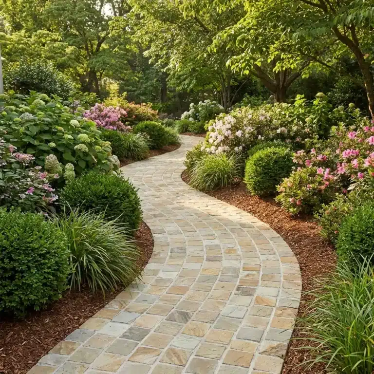 Fossil Mint Sandstone Cobble Setts - 100mm x 100mm x 40/60mm