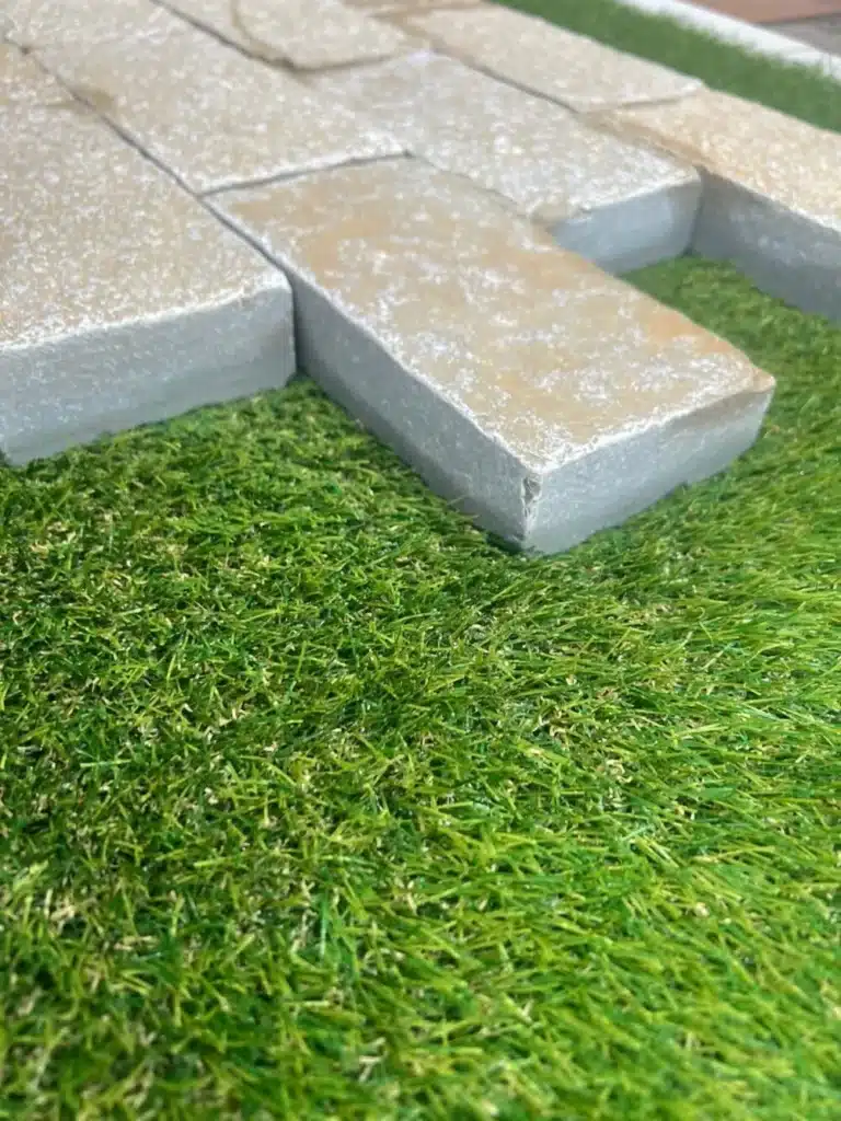 Yellow Limestone Cobble Setts Sawn And Tumbled