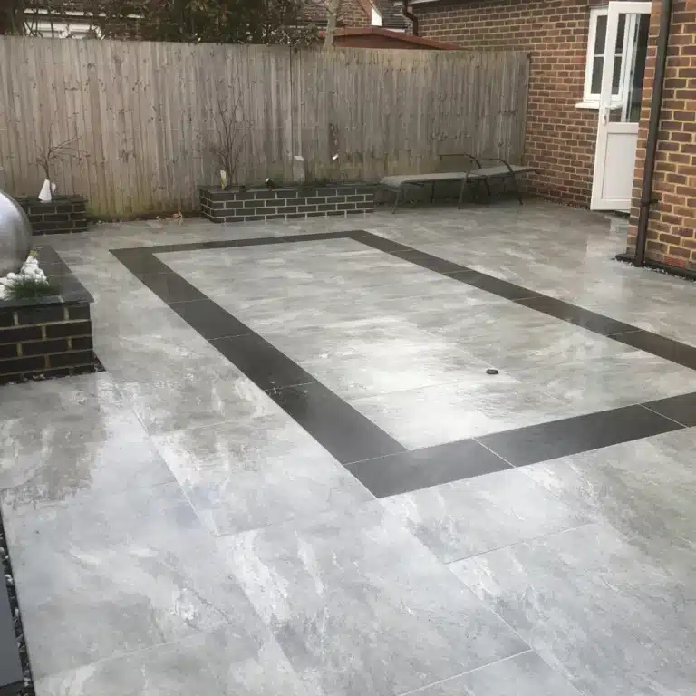 Earthcore Grey Outdoor Porcelain Paving Tiles 600mm x 900mm x 20mm