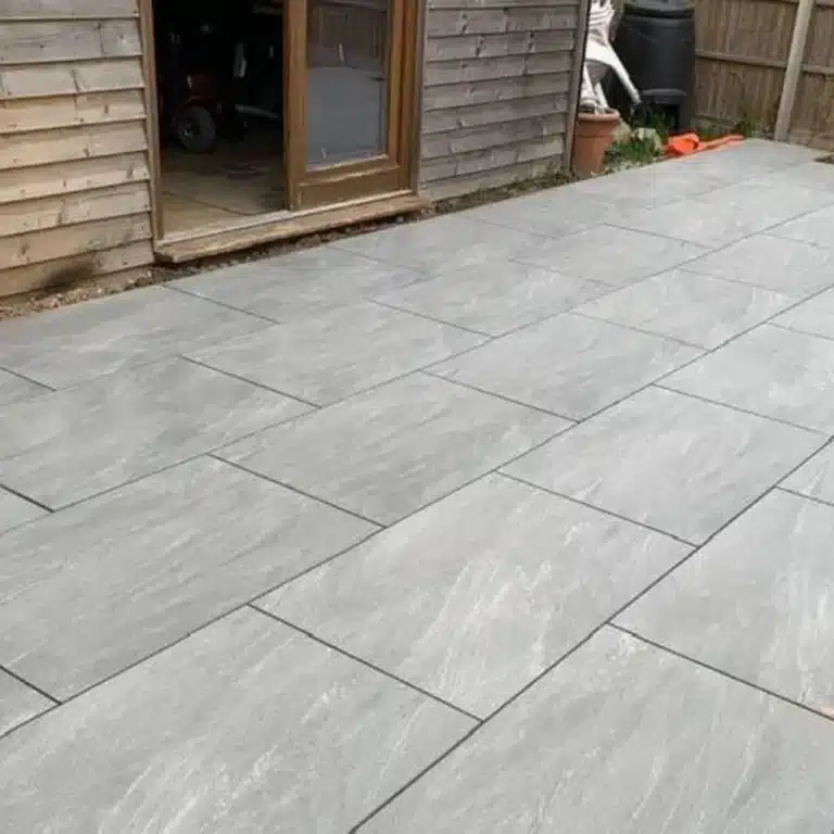 Grey Anthracite Outdoor Porcelain Paving Tiles 600mm x 600mm x 20mm