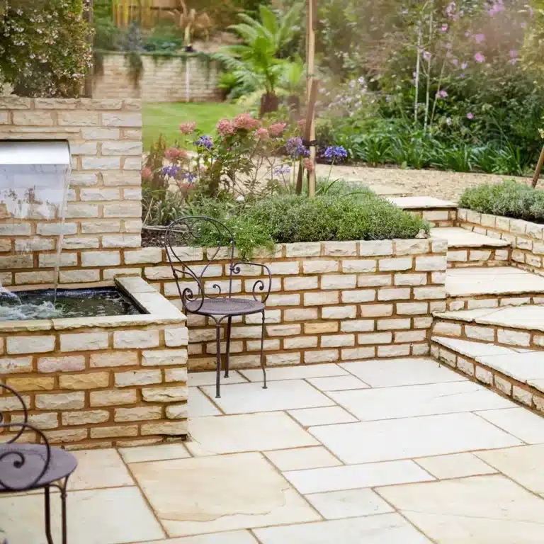 Fossil Mint Indian Sandstone Paving