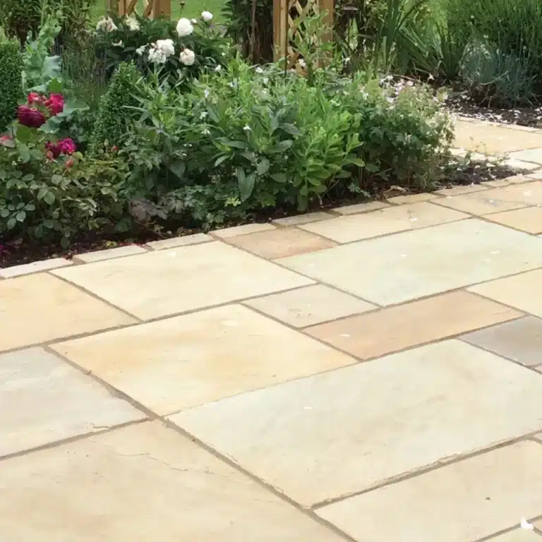 Fossil Mint Indian Sandstone Paving