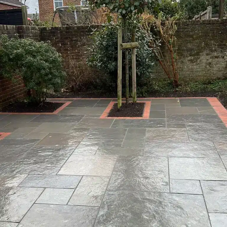 Grey Limestone Honed and Brushed