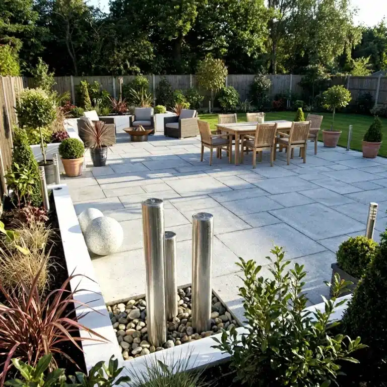 Silver Grey Granite Paving Slabs - Mixed sizes 20mm