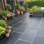 Black Limestone Paving