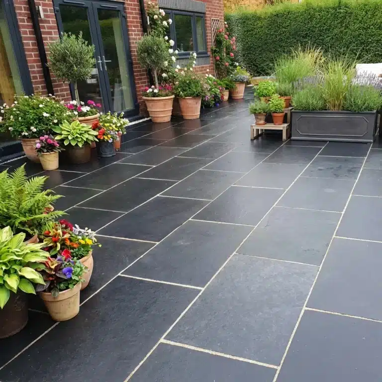 Black Limestone Sawn Edge - 22mm Calibrated 600mm x 900mm
