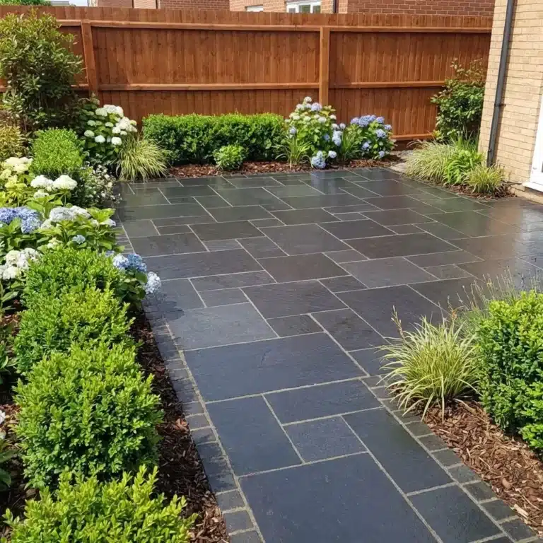 Black Limestone Sawn Edge - 22mm Calibrated Mixed Sizes