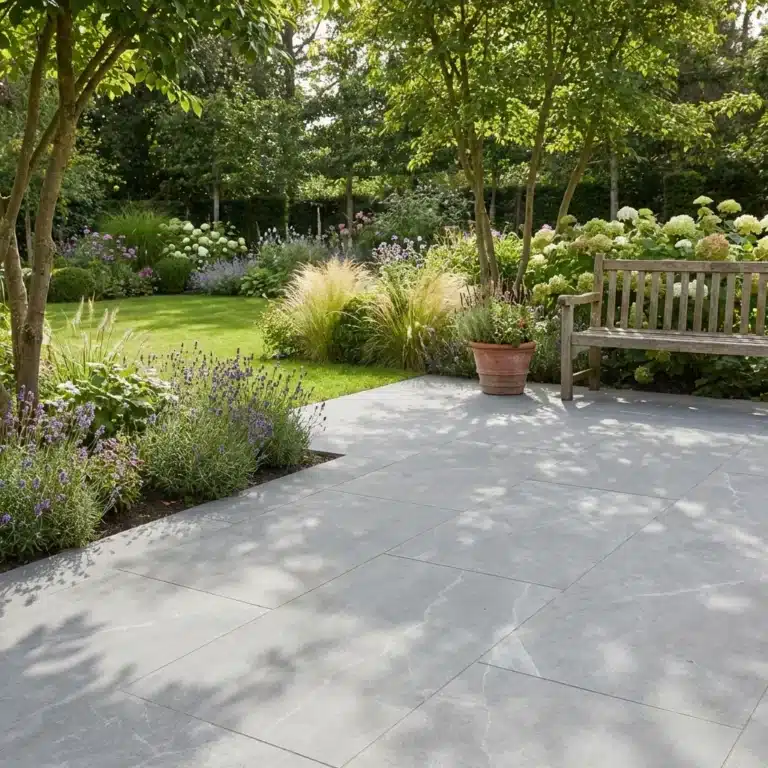 Bodo White Outdoor Porcelain Paving Tiles 600mm x 900mm x 20mm