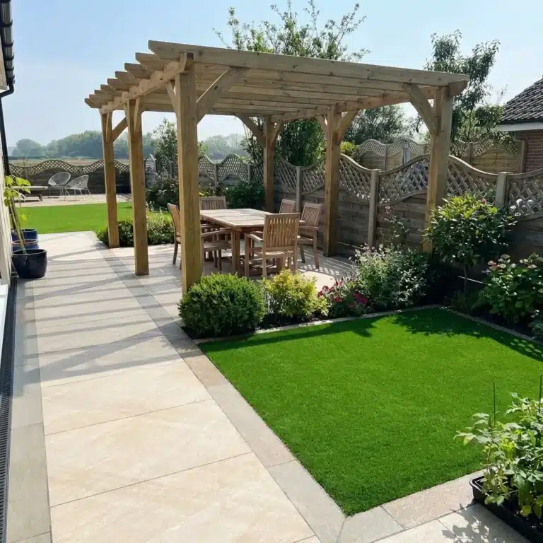 County Crema Outdoor Porcelain Paving Tiles 600mm x 900mm x 20mm