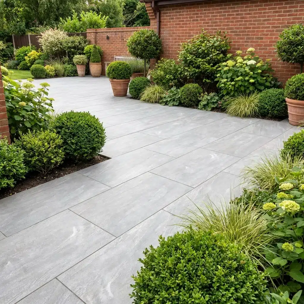 County Grey Anthracite Porcelain paving slabs sample