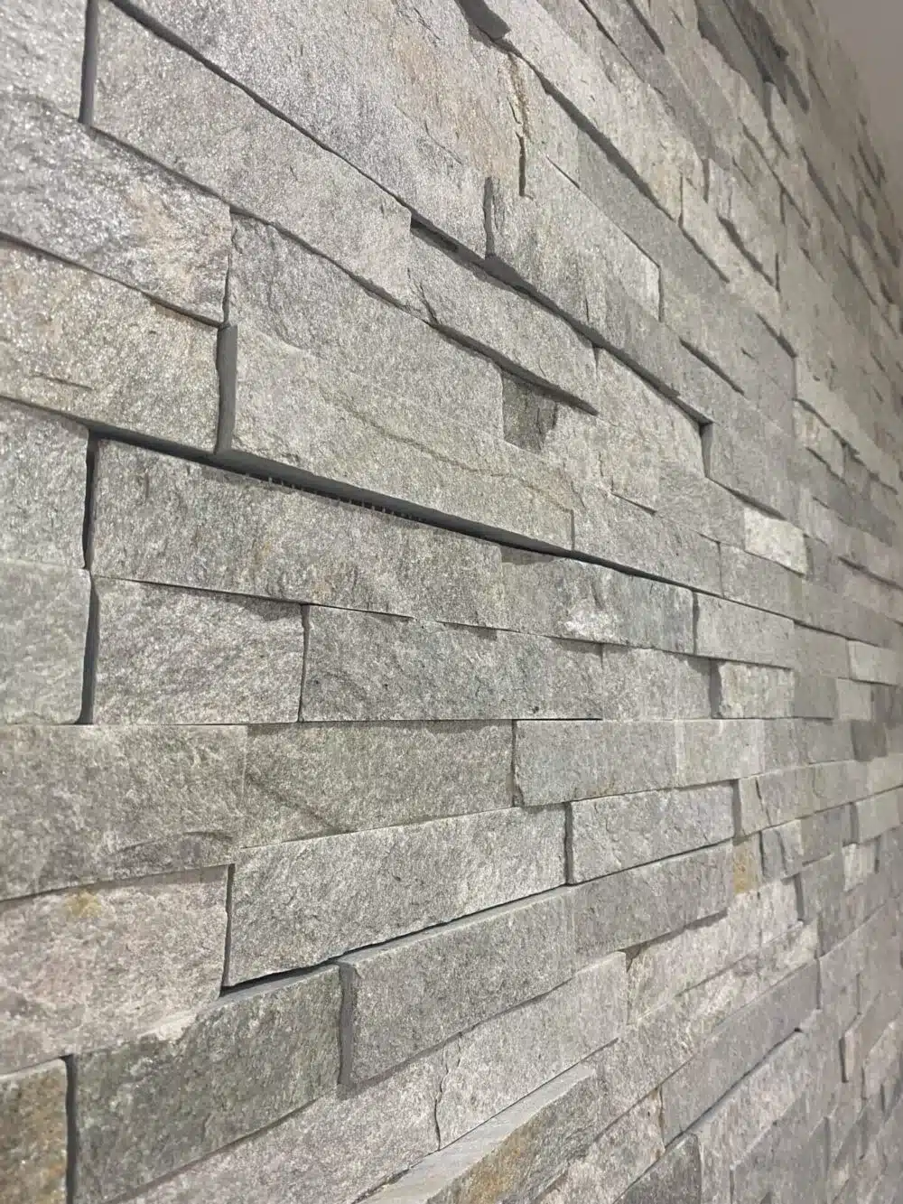 Oriental White stone cladding 100x100mm sample piece
