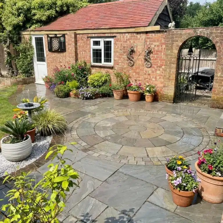 Kandla Grey Sandstone 2.4 Meter Circle - 22mm Calibrated