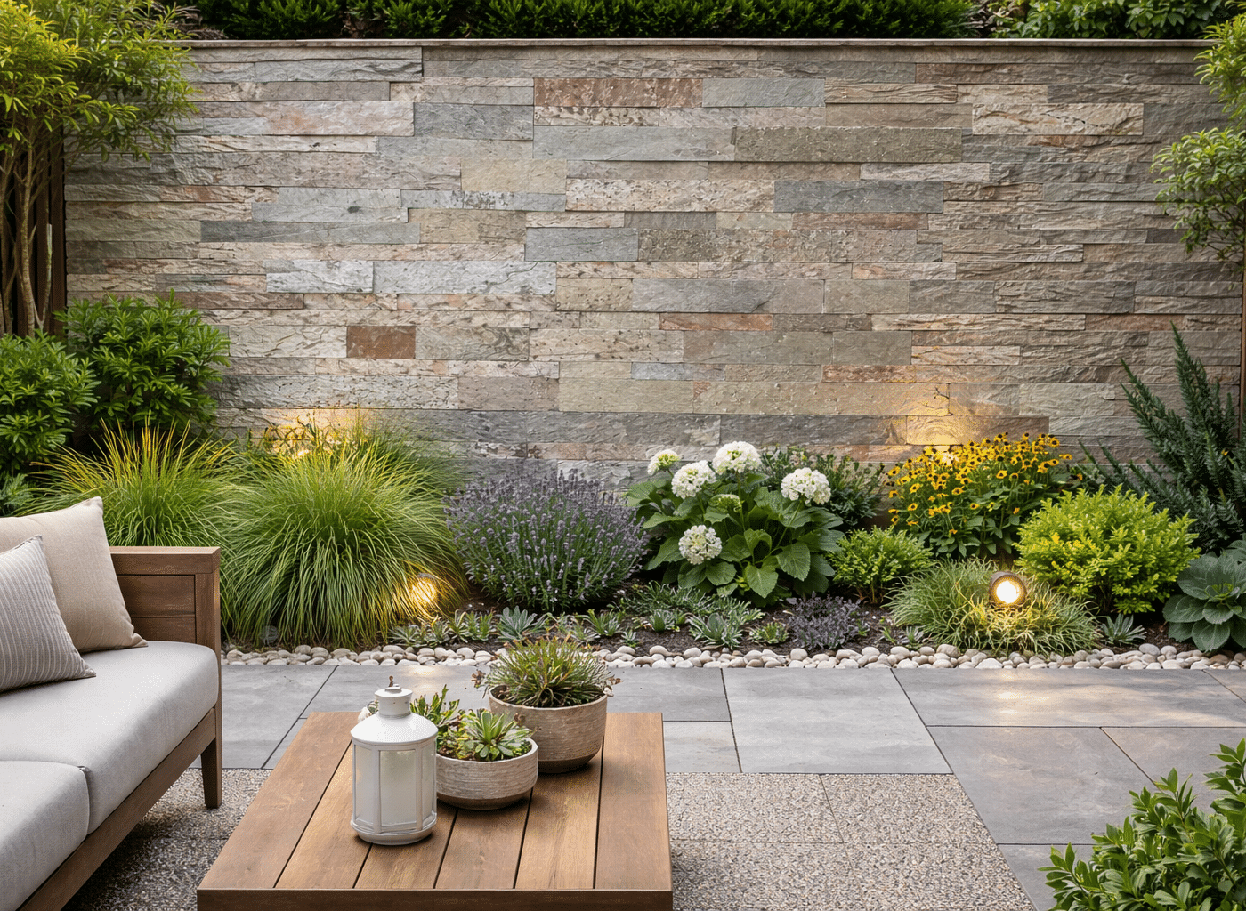 Golden Slate stone wall cladding 100x100mm sample