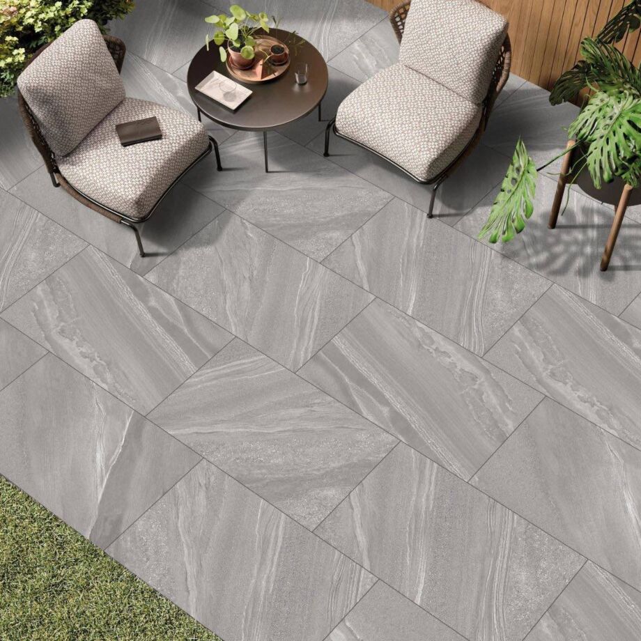 Crossover Grey 20mm Outdoor Porcelain Patio Paving