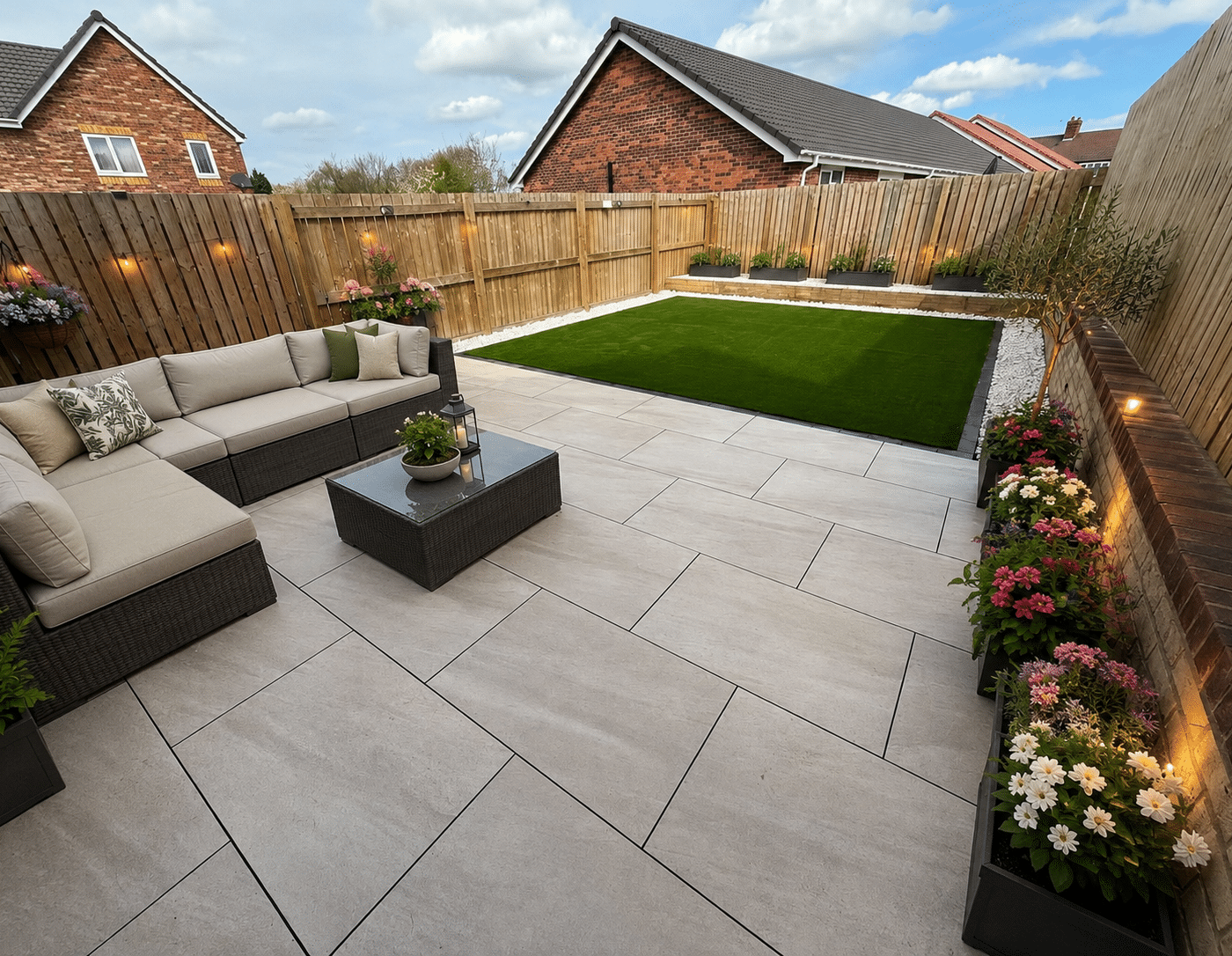 Acmite Beige Outdoor Porcelain Paving Tiles 600x900x20mm