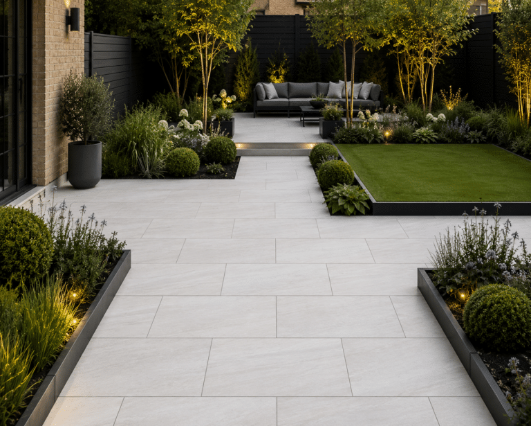 Acmite White Outdoor Porcelain Paving Tiles 600x900x20mm