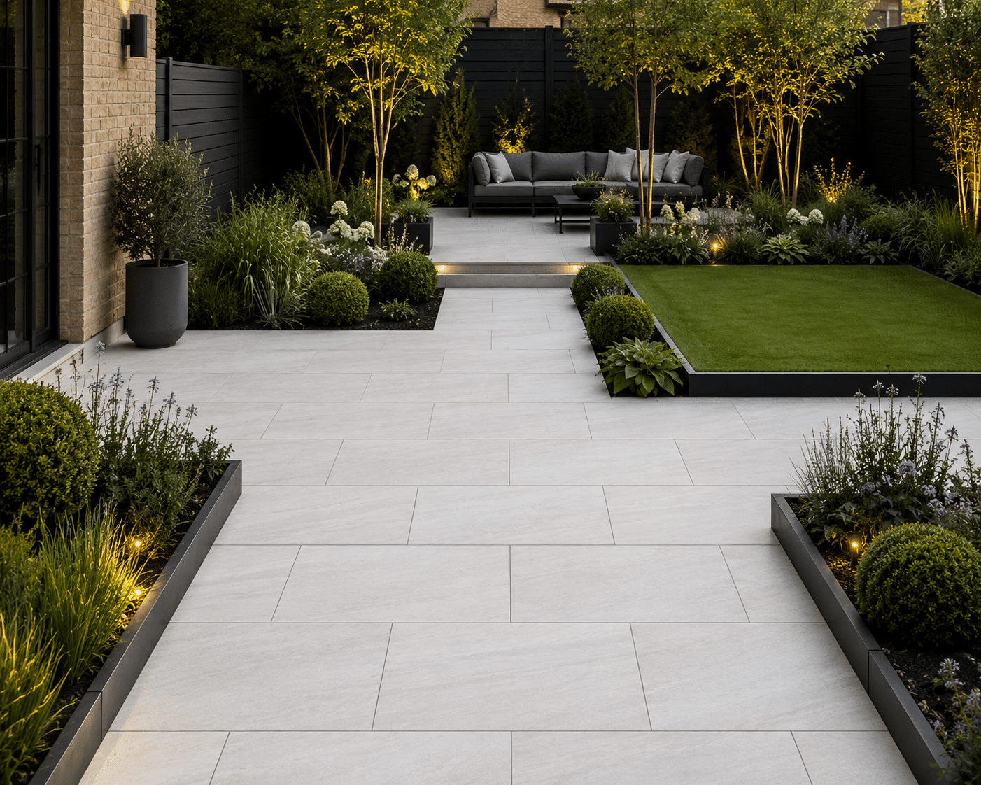 Acmite White Outdoor Porcelain Paving Tiles 600x900x20mm