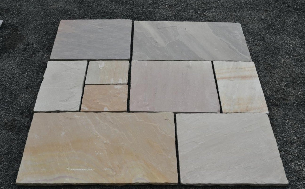 Rippon Buff Sandstone Paving Slabs