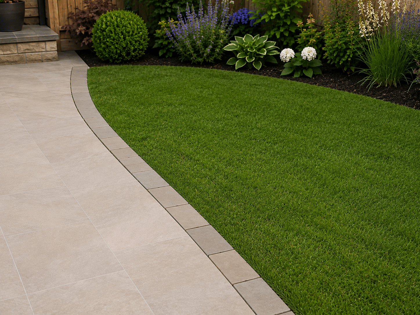 Raj Green Porcelain paving setts 100x200x20mm