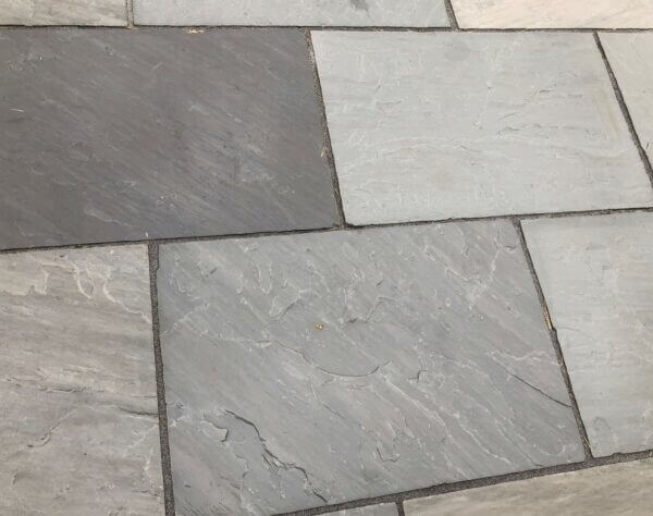 Kandla Grey Sandstone Natural Indian paving stone patio slabs SAWN EDGES 114488973487 5